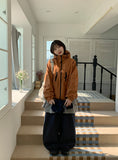 [unisex] Kintoff string hooded wind jumper