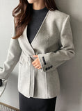 Lovet handmade half wool jacket coat