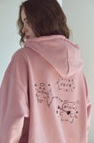 Dokidoki Embroidered Hoodie