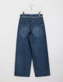 Rico String Wide Denim Pants