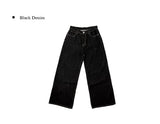 Ens Back Adjust Pocket Wide Raw Denim Pants