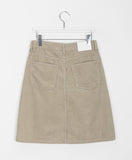Benid Corduroy Midi Skirt