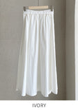 Kelly Flare Banding Long Skirt (Belt Set)