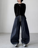 Revan String Balloon Denim