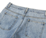 Wide Washing Denim Pants