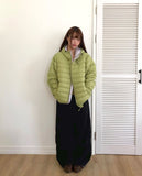 Chad Two-Way String Hood Warmer Overfit Lightweight Padding Jumper