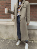 [wool30%] Oa single wool long coat