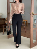 Ires Chiffon Shirring Blouse