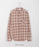 [unisex] Umika Linkle Check Over Shirt