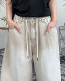 Pino Washed Banding Bermuda Pants