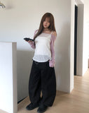 Porty Studded Belted Balloon Pants