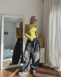 Poco Carpenter Washing Balloon Denim Pants