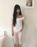 Helti Eyelet Puff Sleeveless