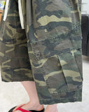 Sepi Washed Cargo Bermuda Pants