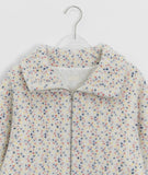Tumbab Wool Collar Quilted Fleece Jumper