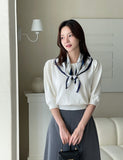 [Scarf set] Bersi Basic Half Knit