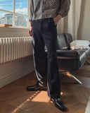 Eden One-Tuck Semi Bootcut Slacks
