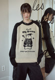 Hush Bear Raglan Pullover Knit