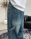 Creek Balloon Carpenter Denim Pants