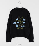 Tocomo Flower Round Knit