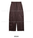 (UNISEX) Autumn Basic Cargo String Pants