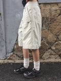 Boring Adjust Cut Rivet Bermuda Pants