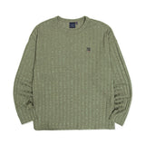 WIDE KNIT CREWNECK