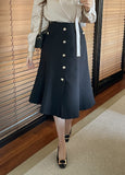 Piant Button Mermaid Skirt