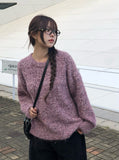Earls Bokashi Round Thick Loose Fit Knit