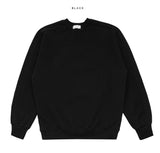 Pebble brushed incision sweatshirt