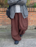 [Unisex] Cohind Banding Diagonal Cargo Wide Pants