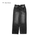 Toku Black Washing Wide Pants