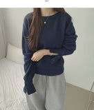 Wool Warmer Button Sleeve Silt Feminine Long Sleeve Knit