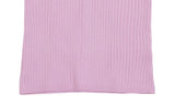 Pink Flower Dot Embroidery Short Sleeve Knit Collar Tee