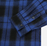 Ombre Over Check Crop Shirt