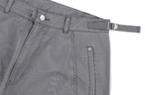 BIKER WASHED WIDE PANTS