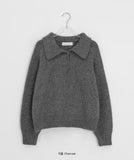 Kimmiver Half Open Collar Knit