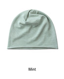 Slouch head wrap slab beanie