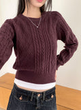 Mitchell Deep Cable Round Knit