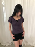 Muro Button Short Sleeve T-shirt