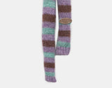 Oleun Stripe Color Matching Knit Muffler