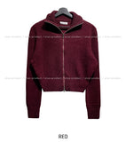 Doa Two Way Knit Zip-up