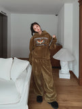 [Mink Brushed] Trust Velvet Corduroy Crop Hood