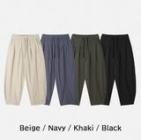 Soven Linen Two-Tuck Banding Pants