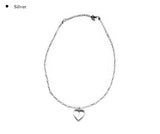 Valley Clear Heart Ball Necklace