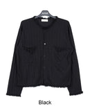 Parento cut-off knit cardigan