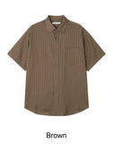 Rica Stripe Half Shirt