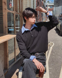 Cannon More Henley Neck Knit