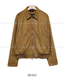 Ramon suede blouson jacket