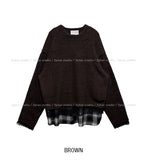 Robe Grunge Boucle Layered Knit